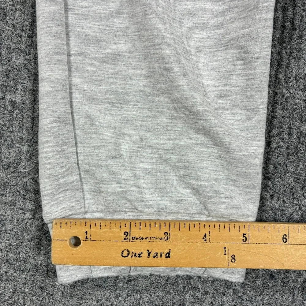 Puma Mens Jogger Sweatpants Size M Gray Fleece Drawstring Logo Athletic